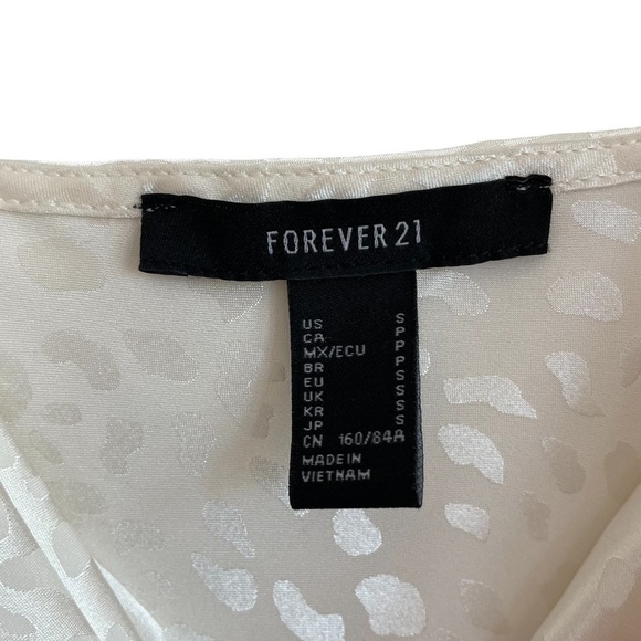 Forever21 Satin Leopard Print Slip Dress, Size S - Picture 10 of 10